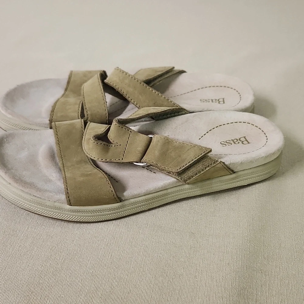 Bass Women's Beige Strap Sandals SIZE 7